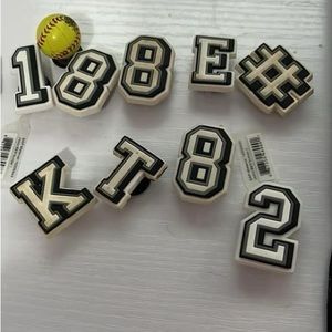 Crocs Jibbitz…prom, class of, numbers, letters, softball 15 total
